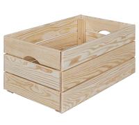 Paris prix cagette de rangement en bois - Naturel