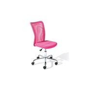 Inter Link – Fauteuil de bureau enfant Colors – Réglable 89–99 cm – Pivotant 360° – Rose
