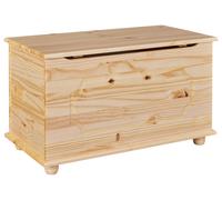 Inter Link Coffre à jouets CHAMBERY 89x47x53 cm en pin massif naturel