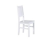 Inter Link Lot de 2 chaises Takao Bois blanc