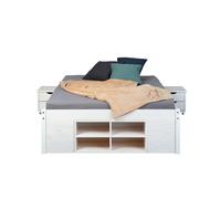 Inter Link Lit en bois (blanc, 140 x 200 cm)
