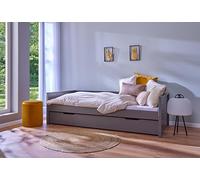 Inter Link - Lit fonctionnel - d'enfant - simple -de rangement - avec tiroir - 2 couchages 90x200 cm - Pin massif - Blanc - Dream the future 90 x 200 cm