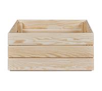 Inter Link Lot de 3 caisses en bois Valloni (M)