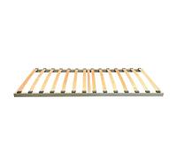 Inter Link, sommier à Lattes à Ressorts, Bois de peuplier 90 x 200 cm, Isya | Sommier à lattes robuste en bois de peuplier, 90 x 200 cm, avec 14 lattes en bois souples pour un sommeil réparateur