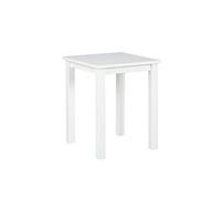 Mid.you Table d'appoint Garyo 45 x 45 x 55 cm pin massif blanc laqué