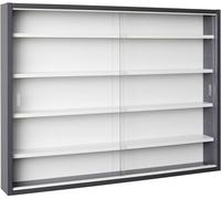 Inter Link Vitrine murale "Collecty" pour miniatures - Blanc et Gris
