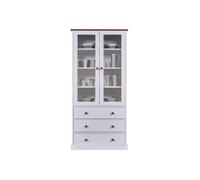 Inter Link Vitrine Westerland Blanc Bois Massif