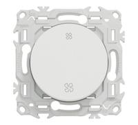 inter ou poussoir VMC 2 vitesses odace 10AX Blanc craie - SCHNEIDER - S920233