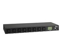 Inter-Tech PDU SA-0816 Géré 8 Prises C13 sur Coupleur C20 16A 100-240V avec TCP/IP, UDP, HTTP, HTTPS, DHCP, SNMP, Mail, 442x172x44mm