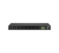 Inter-Tech PDU SA-0816 Géré 8 Prises C13 sur Coupleur C20 16A 100-240V avec TCP/IP, UDP, HTTP, HTTPS, DHCP, SNMP, Mail, 442x172x44mm
