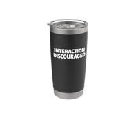 Interaction Discouraged Gobelet isotherme en acier inoxydable double paroi