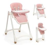 Interbaby Chaise Haute Bébé Évolutive Pliable 6-36 Mois (Practic Rose)