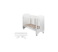 Interbaby Lit Bébé pour Matelas 60x120-Lovely-Blanc - Kit Cododo