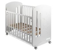 Interbaby Lit Bébé pour Matelas 60x120-New Etoile-Blanc