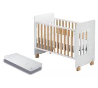 Interbaby Lit Bébé - Star Nature avec Matelas