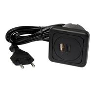 interBär 9016-014.81 x3 Prise de charge USB une pièce avec USB, avec USB-C® IP20 noir
