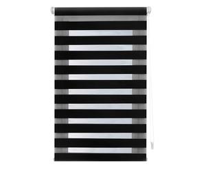INTERBLIND Aint INDUS Store Enrouleur Nuit et Jour d'installation sans Outils - Store Enrouleur occultant sans perçage - Dimensions 77 x 180 cm - Store Jour et Nuit Noir Aint INDUS 180 cm - Noir 77 x