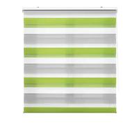 INTERBLIND Store Enrouleur Nuit et Jour Double épaisseur Premium - Store Nuit et Jour - Taille 160 x 180 cm de Haut - Store Nuit et Jour - Tissu Gris Pistache 157 x 175 cm