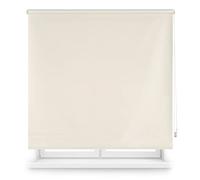 INTERBLIND Store Enrouleur Opaque Lisse Premium - Dimensions 140 x 230 cm de Haut - Tissu 137 x 225 cm - Thermique Beig - Isolation lumière, Froid et Chaleur