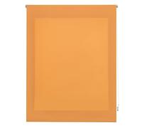 INTERBLIND Store Enrouleur translucide Lisse de 80 x 175 cm - Tissu 77 x 170 cm - Couleur Orange - pour fenêtres