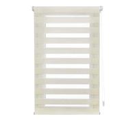 INTERBLIND Store Nuit et Jour d'installation sans Outils Store Enrouleur EasyFix Dimensions 95 x 220 cm Largeur x Hauteur Store sans perçage Dimensions 92 x 215 cm Store Nuit et Jour écru
