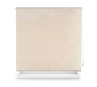 INTERBLIND Store occultant Premium Dimensions 120 x 230 cm - Store Enrouleur Facile au Mur ou au Plafond - Taille Tissu 117 x 225 cm - Store Beige
