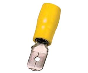 Intercable ICIQ668FS Fiche plate 4-6 mm² 6,3 x 0,8 jaune laiton