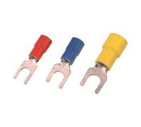 Intercable Intercable Cosse à sertir ICIQ13G DIN46237 0,5-1 mm² M3 rouge forme fourche Quantité:100