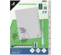 Intercalaire carton ECO, chiffres 1-10, 10 pièces