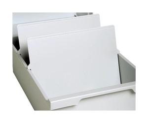 Intercalaire DIN A4 horizontal - Gris lumière