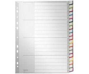 intercalaire en plastique, blanc, A4 extra large,
