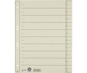Intercalaire Leitz 16580085 A4 230g carton gris 100 pcs/paquet