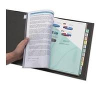 Avery Intercalaires doubles pochettes à onglets personnalisables A4+ - 12 touches