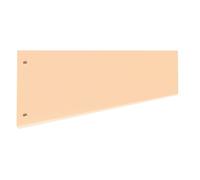 Intercalaire trapèze neutre L 23 cm carton - Sac de 100 - beige