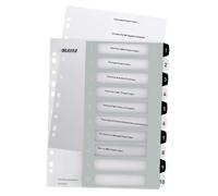 Intercalaires à imprimer - LEITZ - WOW - Onglets numérotés - PP 0,30mm - Format A4 Maxi