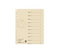 herlitz Intercalaires, A4 extra large, en carte lustrée G