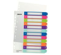 Intercalaires A4+ polypropylène Leitz WOW 12 onglets - 1 jeu