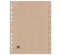 Intercalaires carton TOUAREG, uni, A4, 10 touches