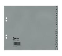 Intercalaires en plastique, A-Z, A4 mi-haut, 20
