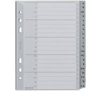 Intercalaires en plastique, A-Z, A5, PP, 20 touches