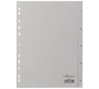 Intercalaires en plastique, chiffres, A4, 5 touches