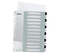 Intercalaires en plastique WOW, numéroté, 1-12