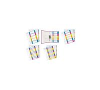 Intercalaires A4+ polypropylène Leitz WOW 12 onglets - 1 jeu