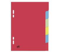 Intercalaires neutres 17x22 6 positions carte forte 160g assorti