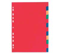 Intercalaires Neutres 24X32 12 Positions Carte Lustree 225G Assorti