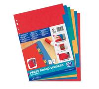 Intercalaires neutres 24x32 6 positions carte lustree 225g assorti