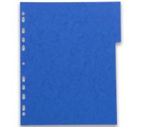 Intercalaires neutres A4+ 6 positions carte lustree 225g assorti
