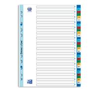 Intercalaires numeriques A4 31 positions polypro 12/100 blanc