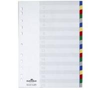 Intercalaires numérotées A4 polypropylène Durable 20 onglets - 1 jeu