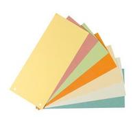Intercalaires, pour format A4, carte lustrée, bleu